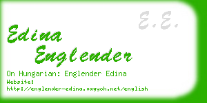 edina englender business card